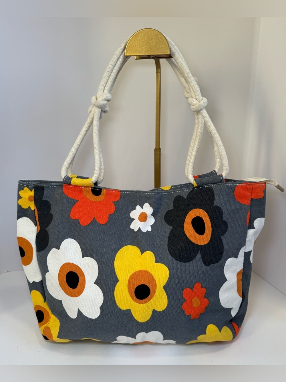 "Summer Blooms" Canvas Handbag/Tote by Farmhouse is my style